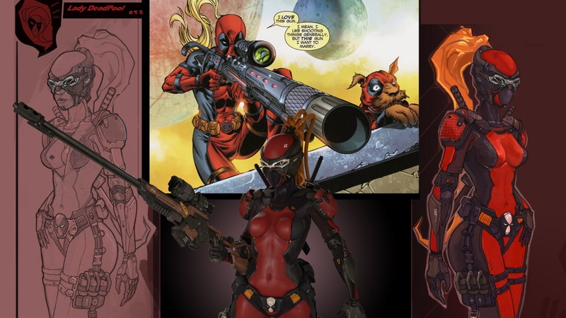 Comics, Lady Deadpool, 1080P