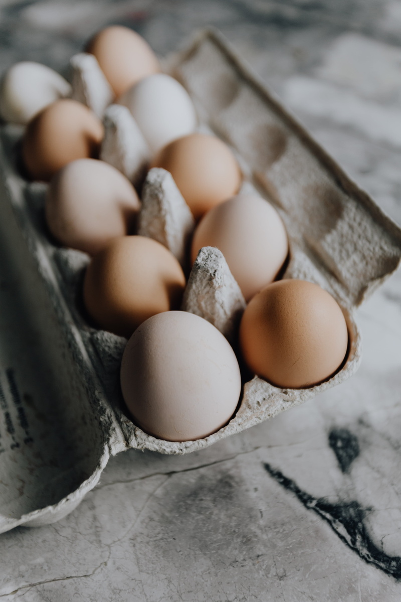 vulnerability, fragility, above, food and drink, container, egg carton, food, tray, close-up, no people, still life, wellbeing, brown, ingredient, large group of objects