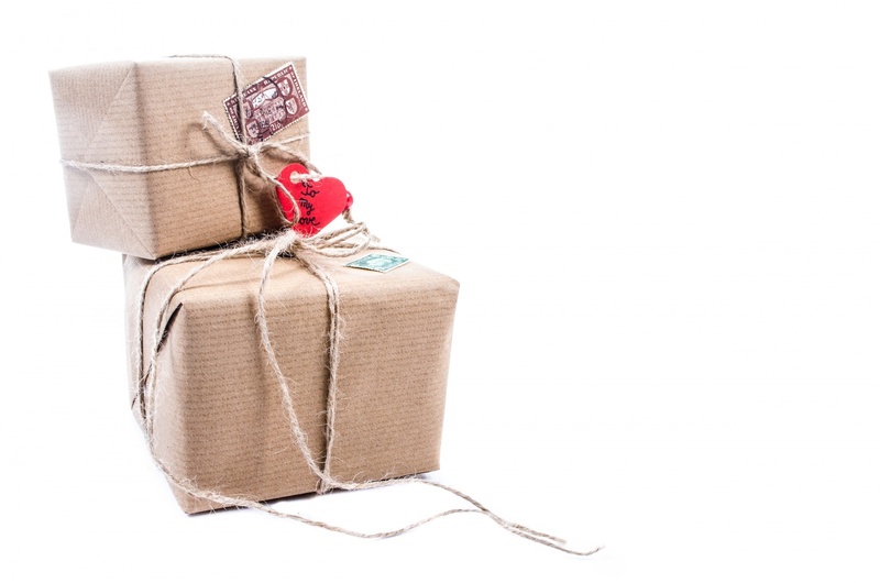 copy, ribbon - sewing item, christmas present, close-up, send, boxes, square, bow, craft, surface, christmas, blank, cargo, 1080P, celebration, warehouse