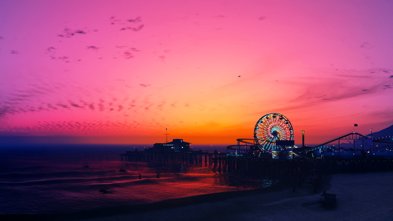 Video Game Landscape, 1080P, sunset, GTA5