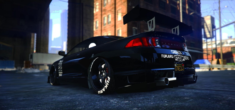 GTA5, GTA Online, PC gaming, 1080P, camber, black cars, video games, Rockstar Games, Online games, Grand Theft Auto V, Penumbra, video game art, car, lowered