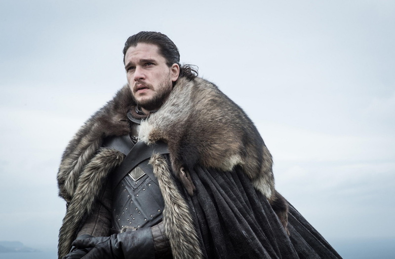Aegon, look, Jon snow, brunette, the king in the North, 1080P, king of the north, game of thrones, Targaryen, male, wolf, kit Harington, fur