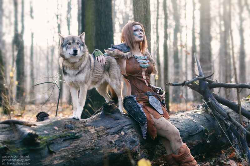 1080P, Aela the Huntress, Women, Cosplay, Skyrim
