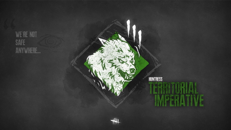 1080P, Video Game, Territorial Imperative (Dead by Daylight), Minimalist, Wolf, Dead By Daylight, Huntress (Dead by Daylight)