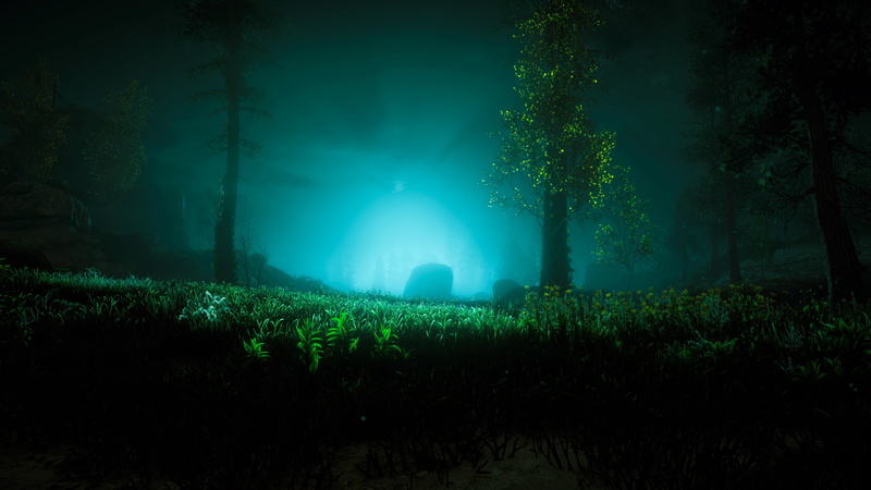 fog, screen shot, video games, 4K, idyllic, green, non-urban scene, outdoors, land, beauty in nature, Horizon: Zero Dawn, tranquility, scenics - nature