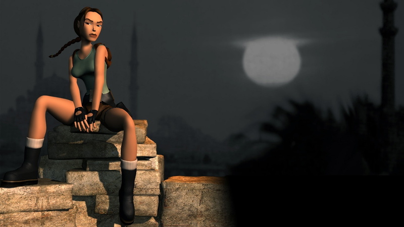 nature, people, beauty, black color, beautiful people, contemplation, women tomb raider lara croft tomb raider iv the last revelation, 1080P, night, young women