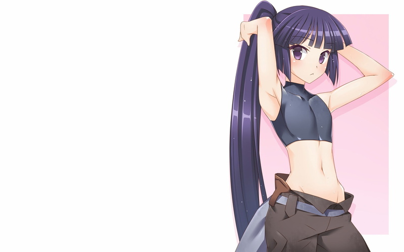 copy space, leisure activity, black, standing, glasses, girl, clothing, one person, anime, hairstyle, beauty, sunglasses, 1080P, fashion, arms up, character