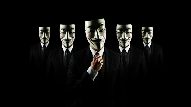 businessman, well-dressed, men, suit, males, Anonymous, mask, black, celebration, copy space, corporate business, in a row, guy, emotion, business person