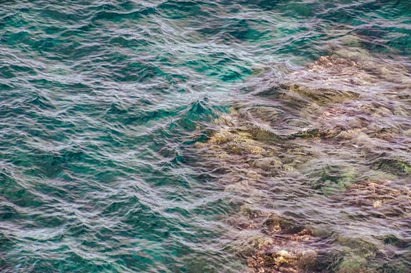 see through, united states, motion, outdoors, coral, blue, waterfront, rippled, aquamarine, water, tranquil scene, high angle view, reef, waves, ocean