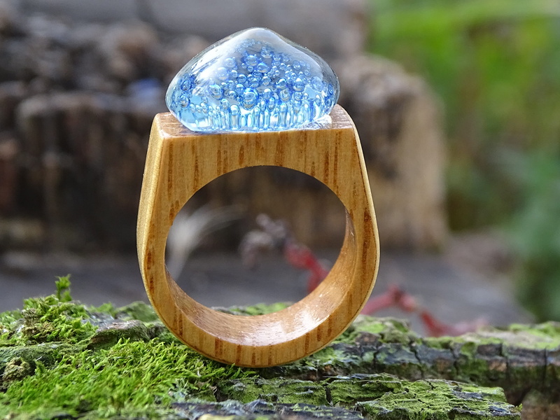 food and drink, jewelry, seascape, wood ring, custom wood ring, beauty, outdoors, wooden ring, landscape glass, glass ring, brown, unique ring, nature