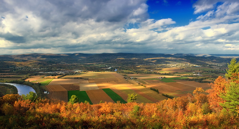 sky, clouds, Bald Eagle Mountain, farm, rural Scene, landscape, yellow, Pennsylvania, photo, Allegheny Plateau, summer, scenics, hill, view, nature, Road