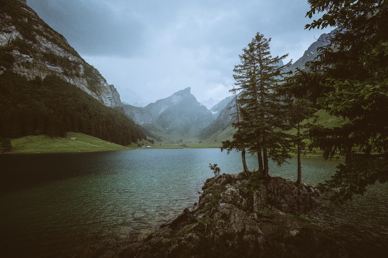 black, dark, formation, wanderlust, alp, landscape, green, beauty in nature, environment, tranquil scene, swissalp, tree, nature, blue, leisure activity