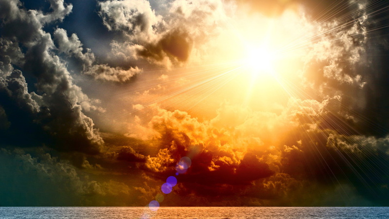 lens flare, cloud - sky, light, climate, meteorology, cloudy, idyllic, sunbeam, beauty in nature, day, 1080P, scenics, sky, outdoors, environment, scenic