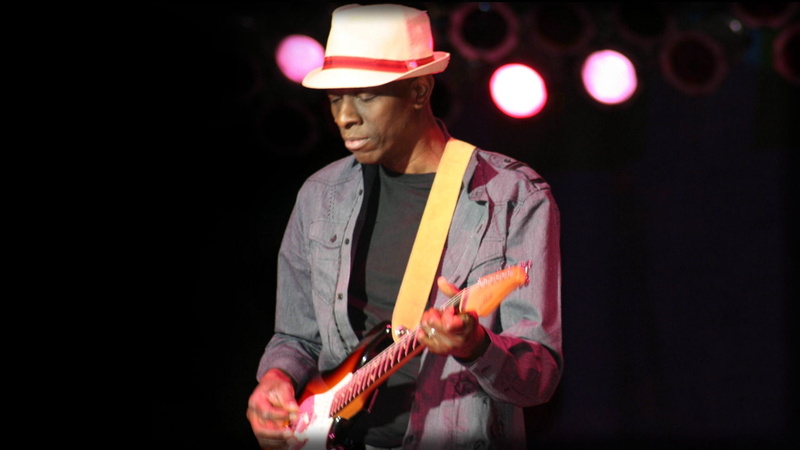 fedora, arts culture and entertainment, white, guitar, musical instrument, s, holding, waist up, adult, stage - performance space, performance, light, string instrument
