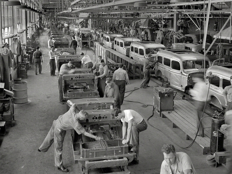 car, factory, line, assembly, 2K, classic