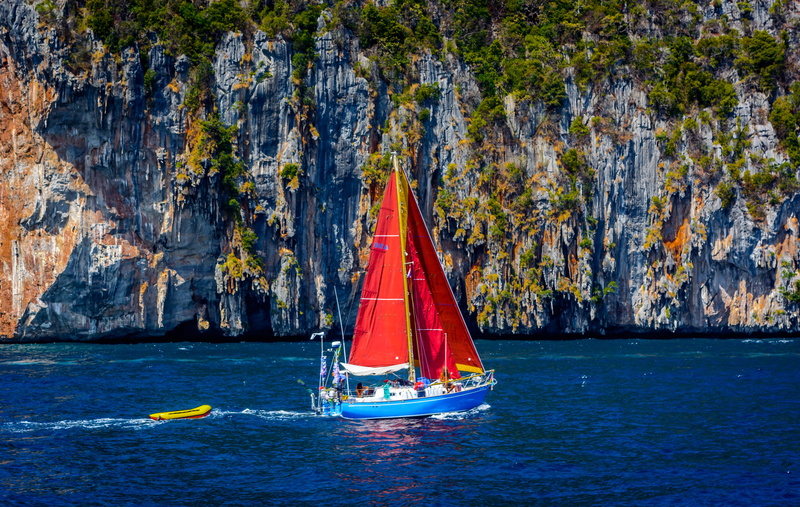 green, background, plant, water, sea, nature, beauty in nature, anchor, nautical vessel, transportation, hill, day, summer, ocean, buoy, holiday, oriental