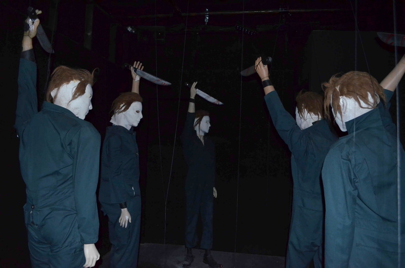group, aggression, 1080P, stage, waist up, performance, indoors, adult, group of people, limb, arts culture and entertainment, michael myers picture images