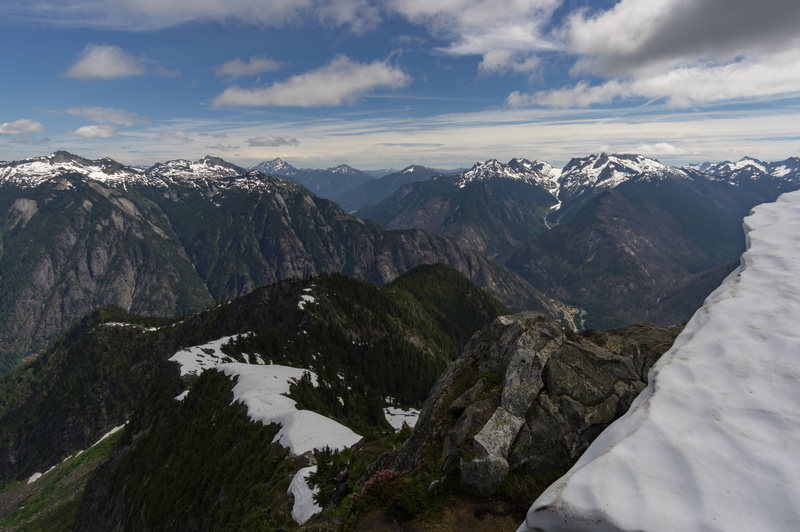 clouds, trees, tranquil scene, trappers peak, sky, scenics - nature, winter, wa, landscape, northcascades, 5K, environment, cloud - sky, non-urban scene
