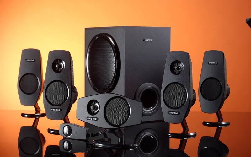 black, system, theater, 2K, speaker, speakers, home, photography, 2560x1600