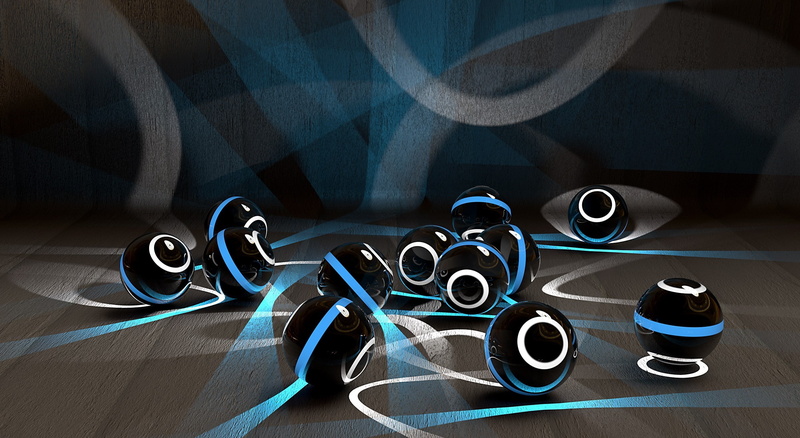 strips, group of objects, choice, neon, flooring, no people, high angle view, technology, group, sunlight, creativity, white, black, balls, sphere