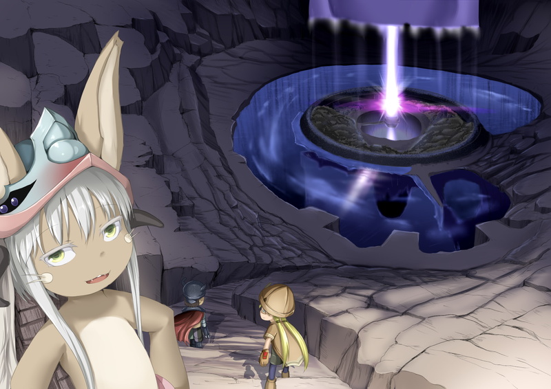 Made In Abyss, Nanachi (Made in Abyss), 1080P, Riko (Made in Abyss), Anime, Reg (Made in Abyss)