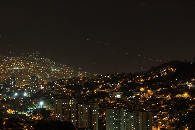 nature, Colombia, outdoors, illuminated, lights, photos, Medellín, no people, nightlife, public domain, skyscraper, Medellin, Cityscape, urban Skyline