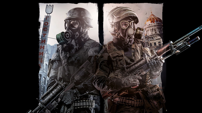 Metro: Redux, Metro: Last Light, soldiers, equipment, Metro 2033, fighters, hats, Church, 1080P, masks, the sky, vests, Deep Silver, weapons, cartridges