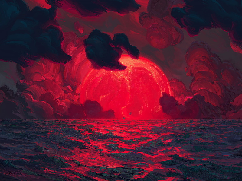 720P, digital art, painting, RHADS, Artem Chebokha
