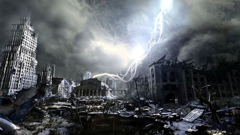 light, cloud - sky, lightning, power in nature, city, power, last, 1080P, sign, desktop, storm, no people, warning sign, architecture, game, nature, extreme weather