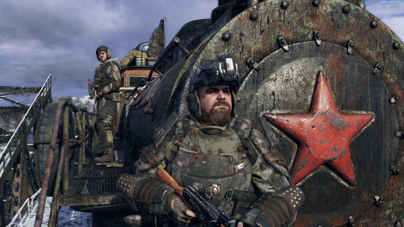 army helmet, clothing, suit of armor, weapon, war, screenshot, Metro Exodus, antique, uniform, portrait, E3 2018, helmet, gun, army soldier, 4K, sky, fighting