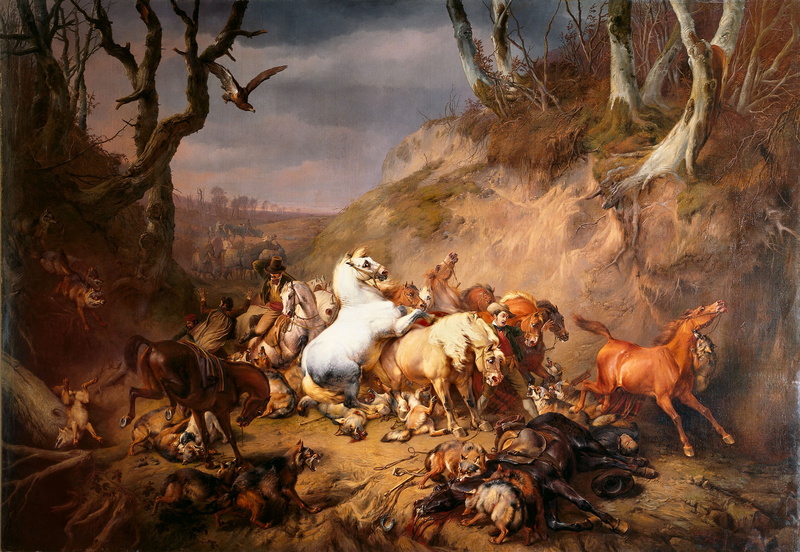 domestic animals, deer, 1080P, horse, brown, herbivorous, day, painting, field, tree, land, animal wildlife, mammal, animals In The Wild, animal, vertebrate
