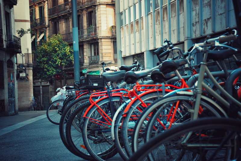 day, stationary, built structure, Barcelona, city, building exterior, urban, mode of transportation, no people, street, city life, transportation, outdoors