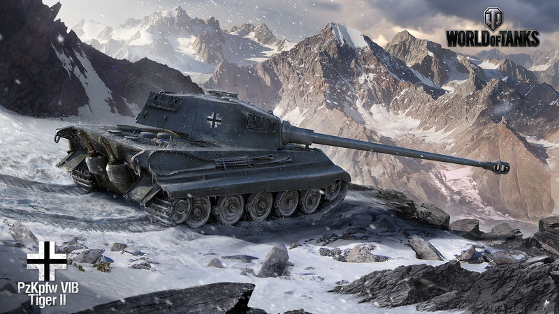 World of Tanks, 1080P, video games, Tiger II