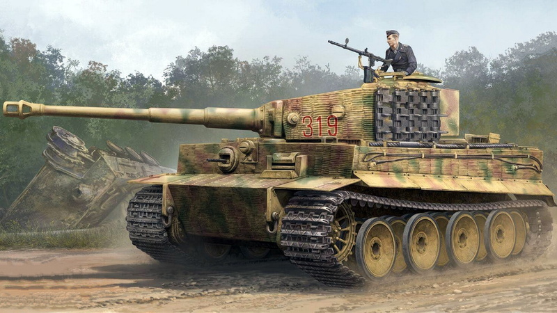 Panzerkampfwagen VI, during the Second world war, 1080P, Tiger, German heavy tank