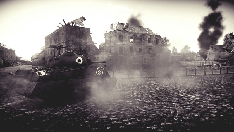 building exterior, M4 Sherman, built structure, outdoors, tank, travel, building, nature, city, smoke - physical structure, day, sky, transportation, old