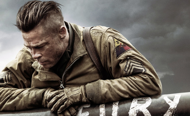 sky, adult, men, pitt, wardaddy, mature men, one person, us army, nature, Fury, real people, relaxation, social issues, sitting, sadness, Brad Pitt, Other Movies