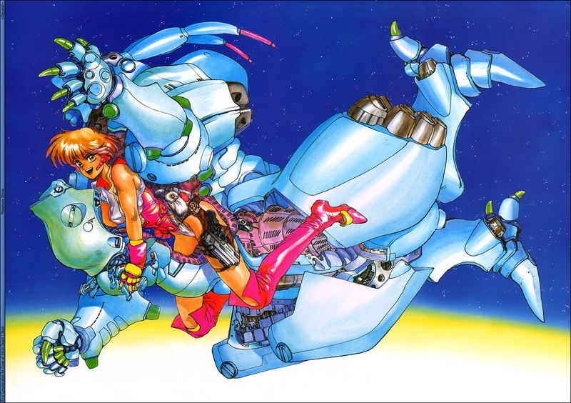 original, aqua, masamune, 1080P, blue, robot, depot, mechagirl, shirow, intron, sky, tagme