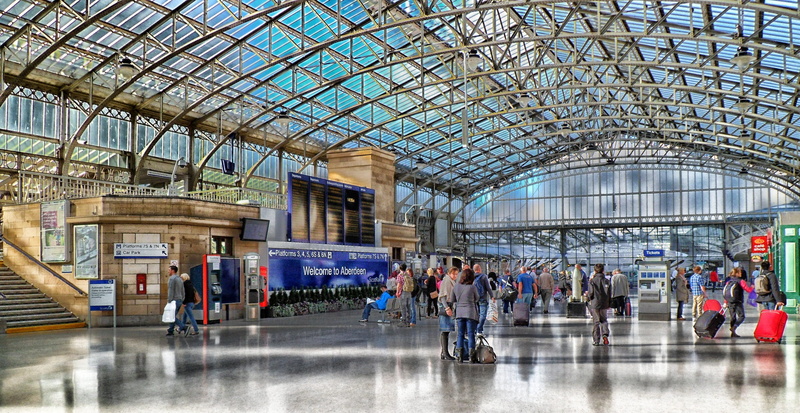 4K, hdr, travel destinations, modern, motion, large group of people, city, built structure, inside, people, depot, travel, trains, crowd, tourism, arrival