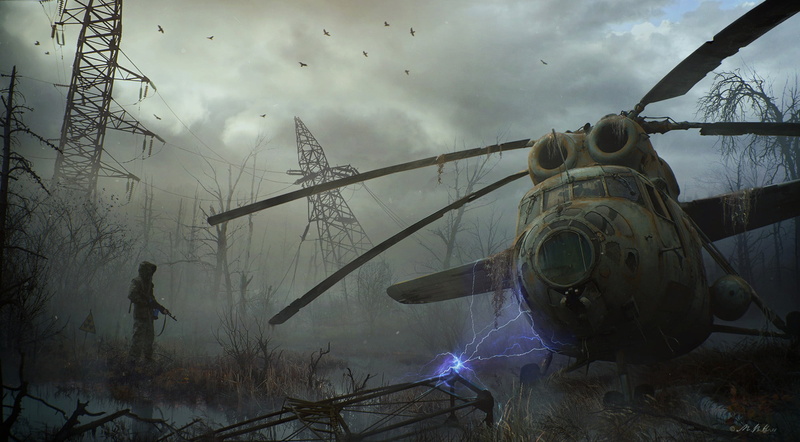 1080P, Chernobyl, area, Stalker 2, helicopter, Stalker