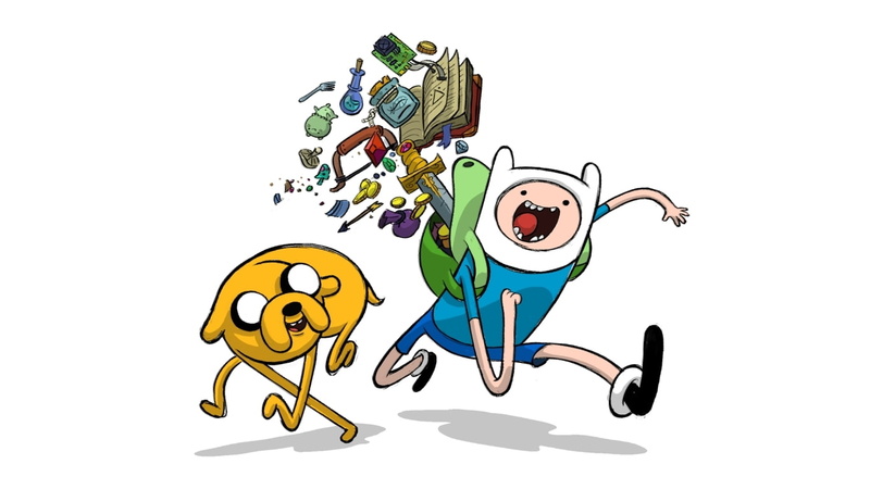 Adventure Time with Finn and Jake, art, animals, time, adventure, human, dog, hd, jake, dogs, 720P, x, Adventure Time, finn