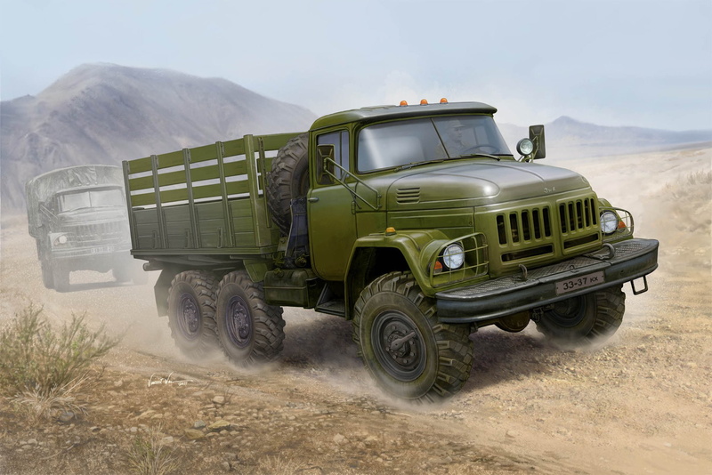 1080P, ZIL-131, truck, art