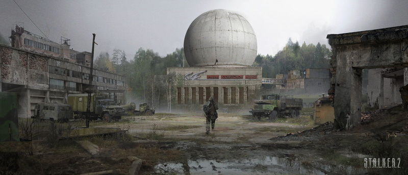 Stalker 2, art, KrAZ, ZIL, 2K, Area