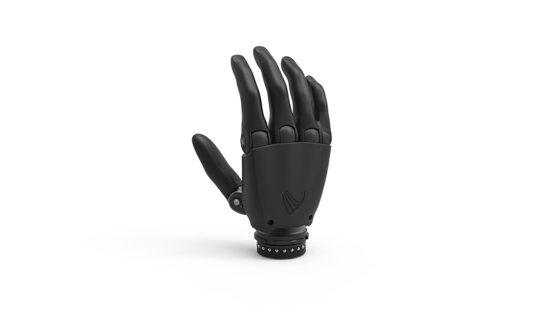 studio shot, indoors, childrens prosthetic hand, electrical engineering, representation, vincent young, technology, human, humanoid, microprocessor, machine