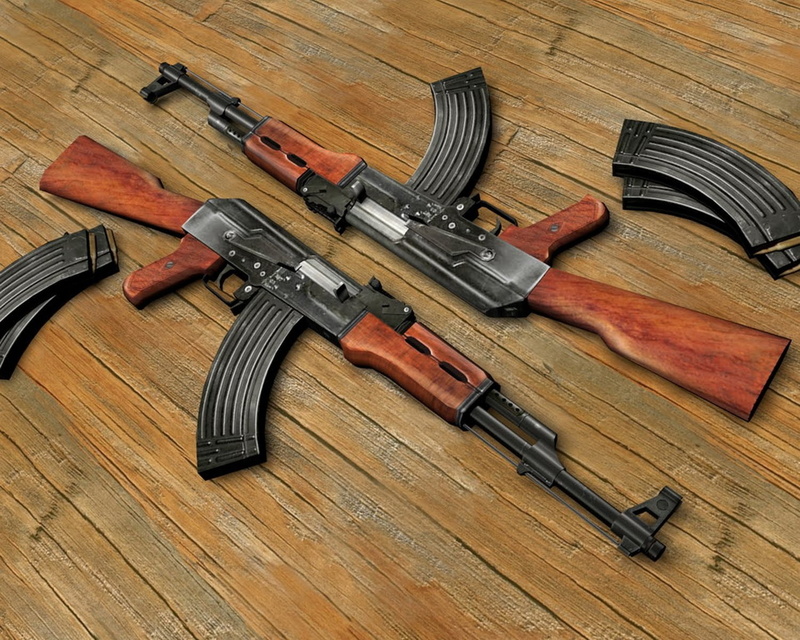 kalashnikov, weapon, ak 47, gun, rifle, military, 720P