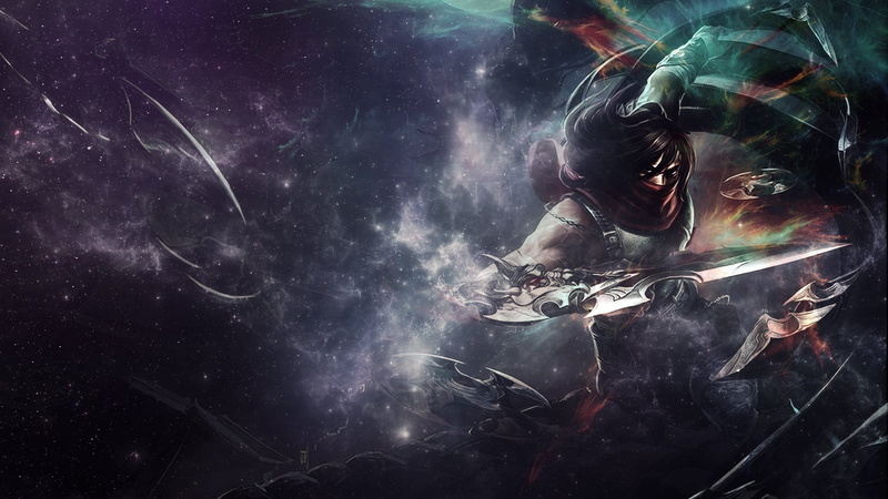Blade, Talon (League Of Legends), 1080P, Warrior, Glitter, Weapon, Shuriken, Video Game, Black Hair, League Of Legends, Fantasy