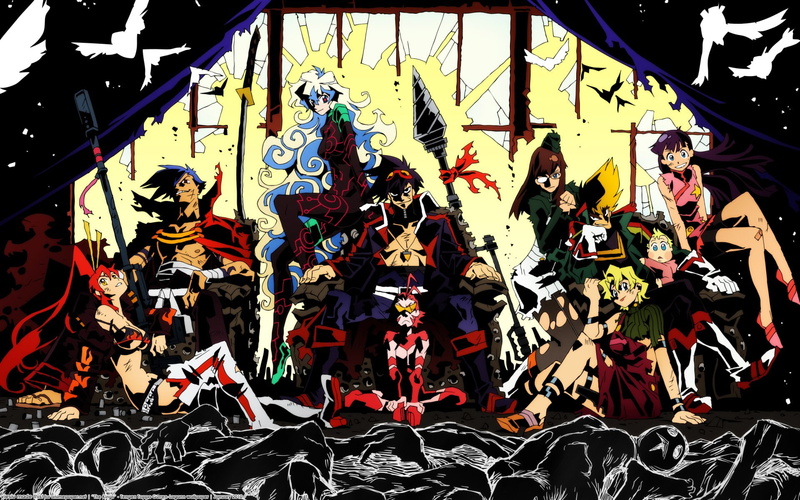 Simon (Tengen Toppa Gurren Lagann), 1080P, representation, real people, multi colored, Boota (Tengen Toppa Gurren Lagann), architecture, celebration, choice
