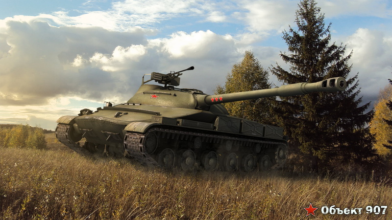 battle, sky, cannon, world War II, USSR, tanks, Object 907, nature, field, battlefield, plant, cloud - sky, infantry, weapon, tree, Wargaming.Net