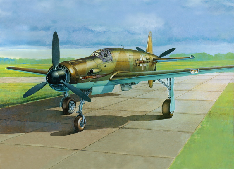 travel, german aircraft, a heavy German fighter of World War II, dogfight, aerospace industry, corporate jet, plane, no people, fighter, speed, 8K, sky