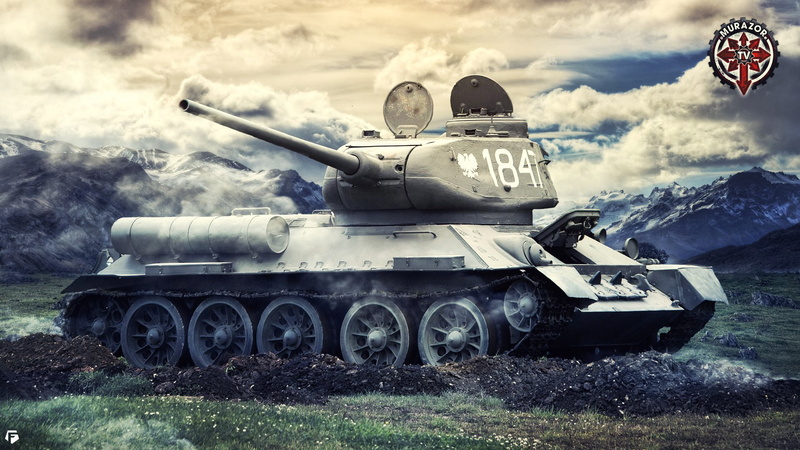 Games, power, mode of transportation, armored Tank, cannon, military, tank, camouflage, T-34-85, World of Tanks, cloud - sky, no people, armed Forces, gun