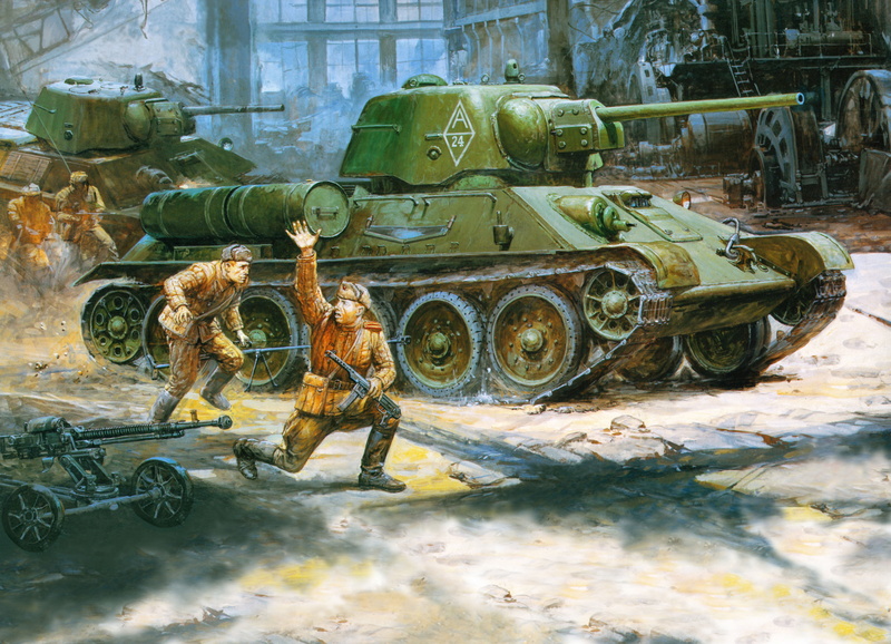 equipment, T-34/76, technology, world War II, water, transportation, camouflage, machinery, industrial equipment, iron - Metal, steel, day, tank, communication